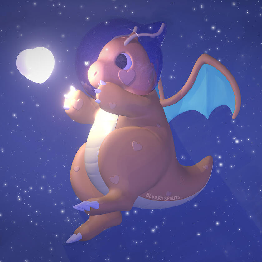 Dragonite - 3D render