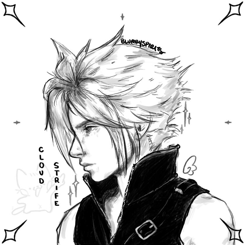 Cloud Strife - Sketch 2025