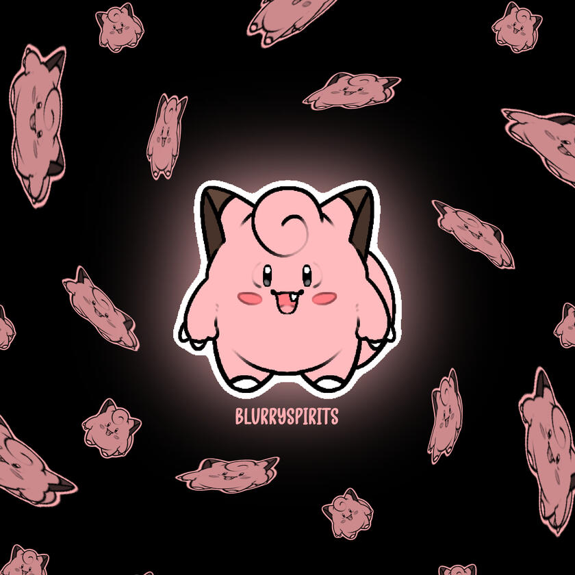 Clefairy Sticker - Digital GJ