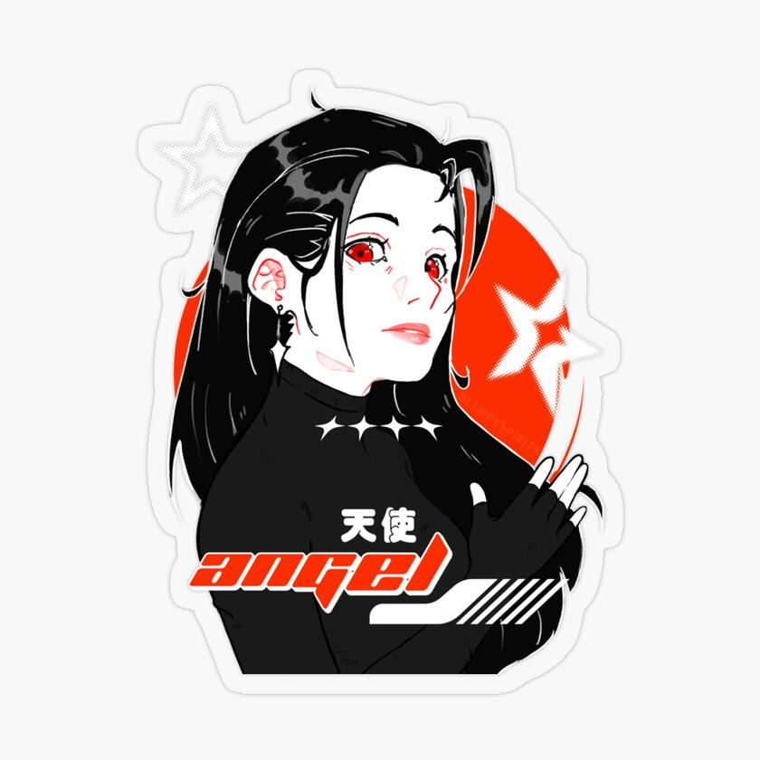 Angel - Transparent Sticker